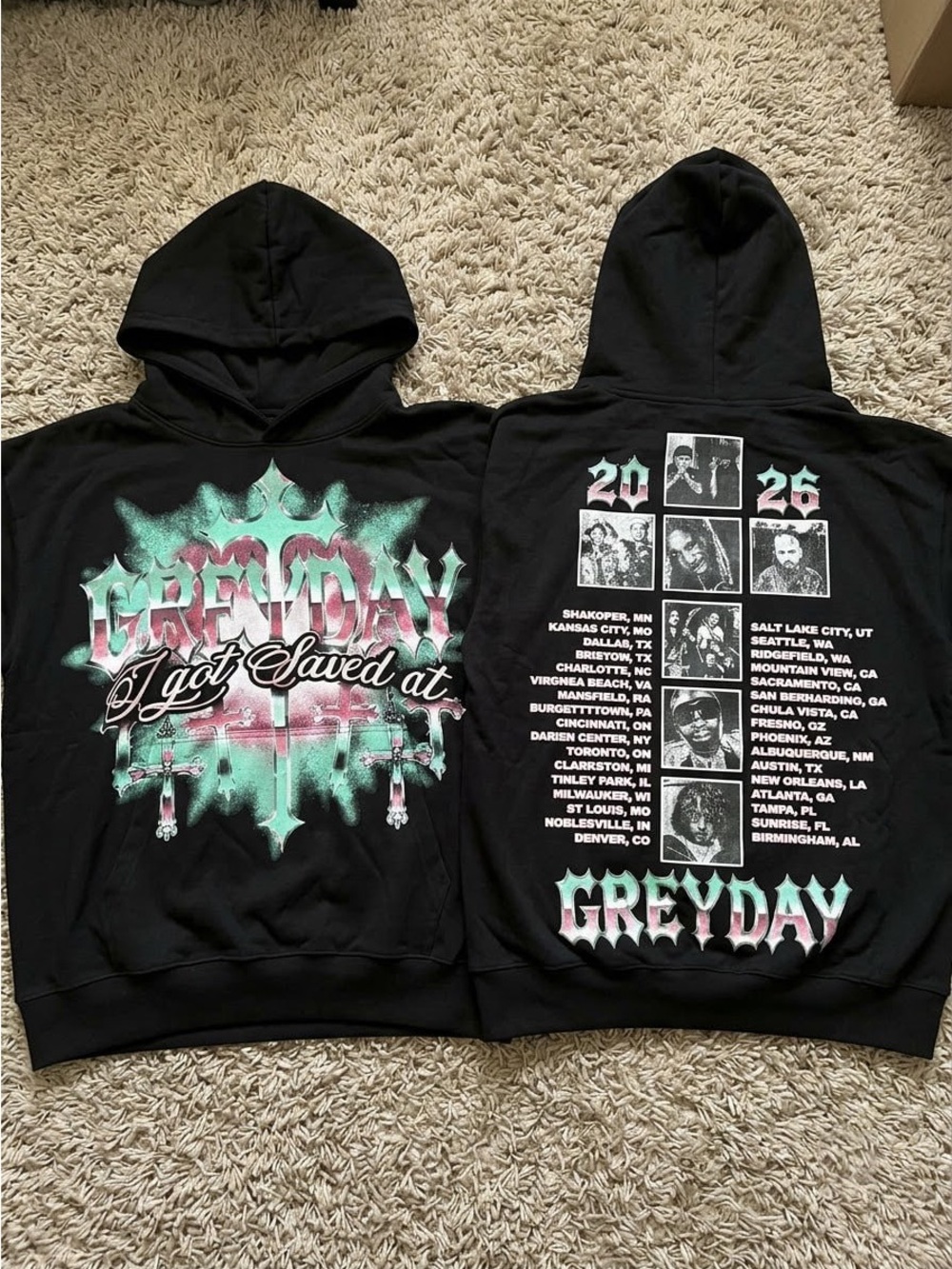 G59 Greyday I Got Saved At Tour 2026  Hoodie Reprint